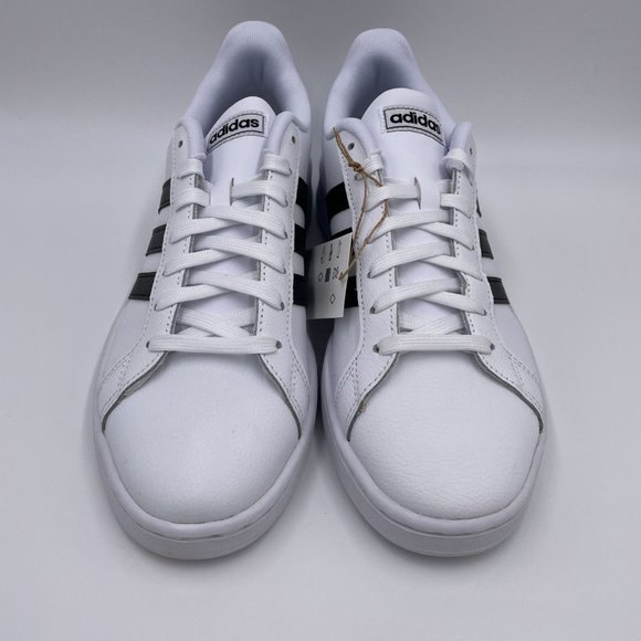 Adidas Grand Court White / Black Mens Shoes - Picture 3 of 8